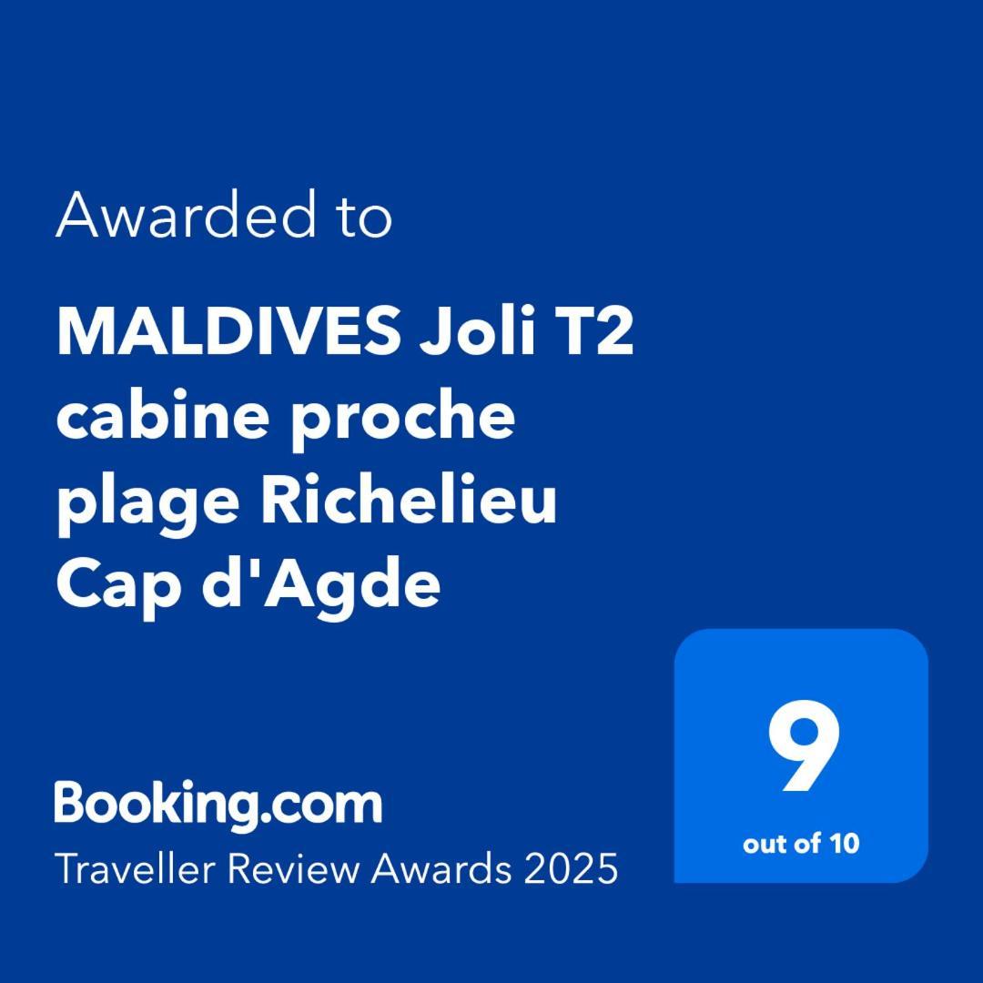 Maldives Joli T2 Cabine Proche Plage Richelieu Cap D'Agde Buitenkant foto